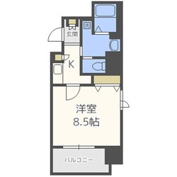 ルクレ西長堀の物件間取画像